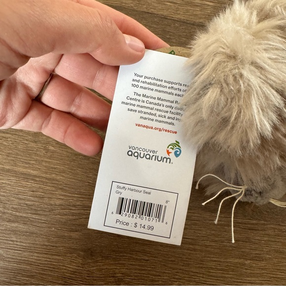 Marine Mammal Rescue Center Vancouver Eco Friendly Small Harbor Seal Plush - Picture 6 of 6